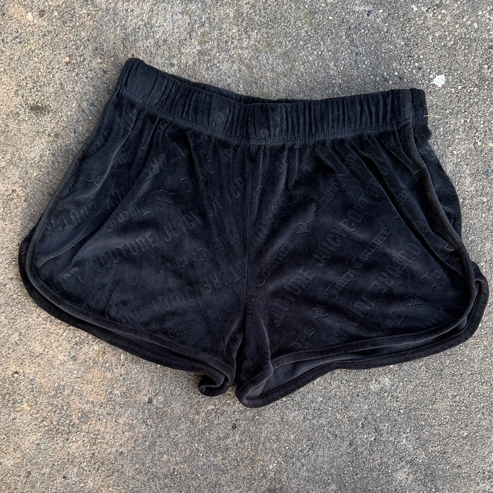 Juicy Couture Black Athletic Shorts